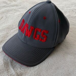 UGA Dawgs Gray and Red Men's Cap